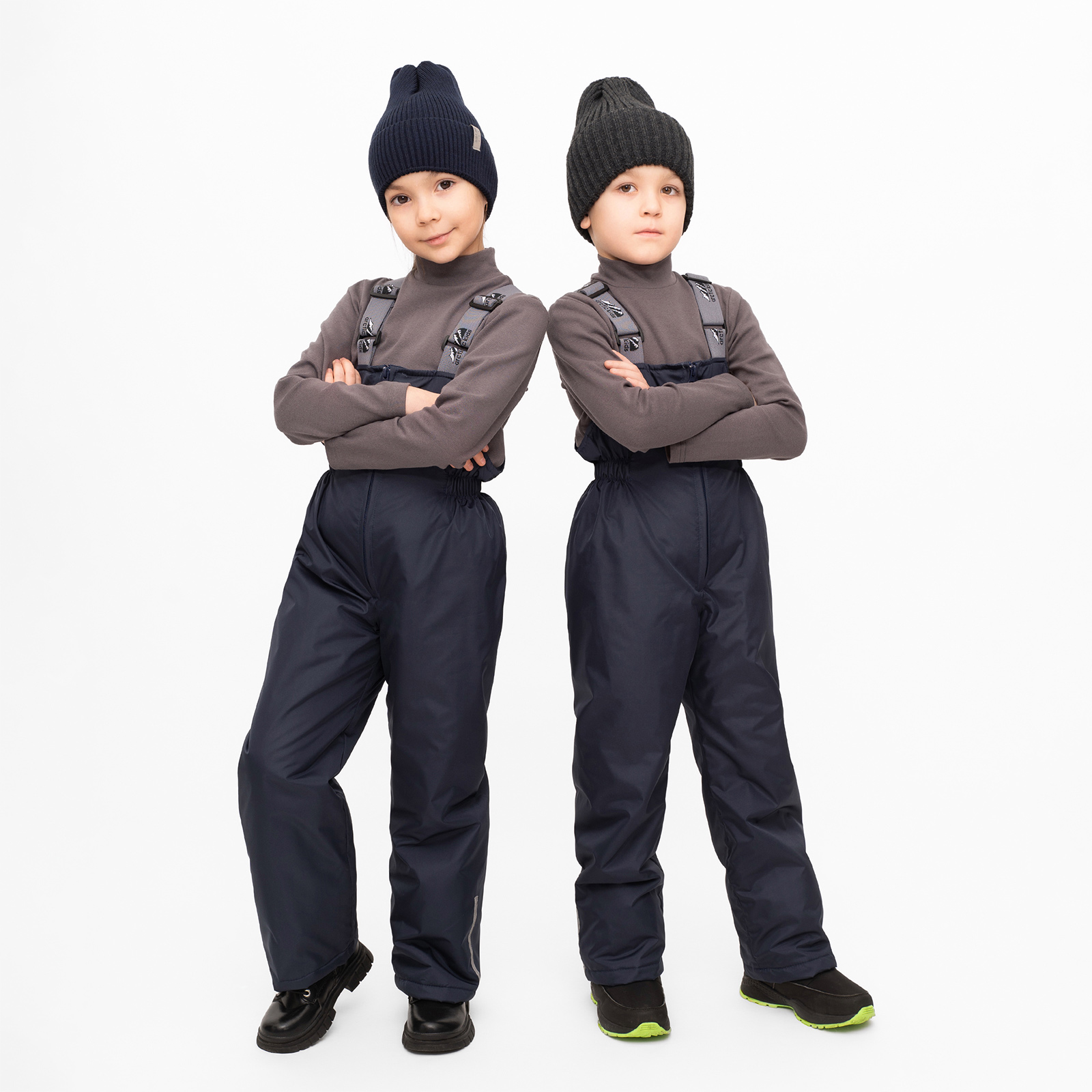 Полукомбинезон Arctic kids 60-006/2 синий - фото 4