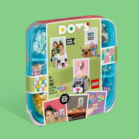 Конструктор LEGO DOTS Подставки для фото Животные блочный