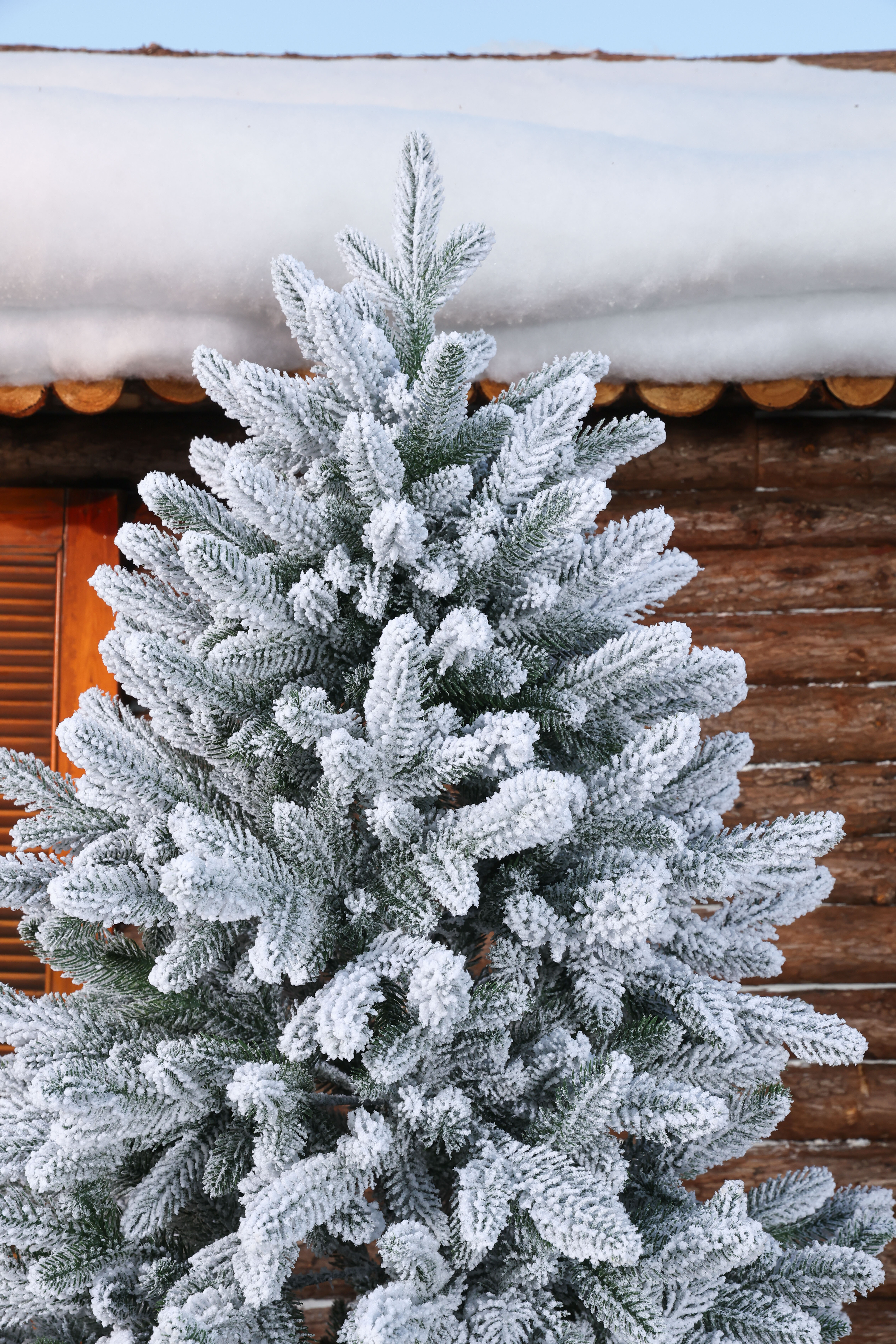 Искусственная елка BINOSHE Mont Blanc заснеженная 180 см - фото 9