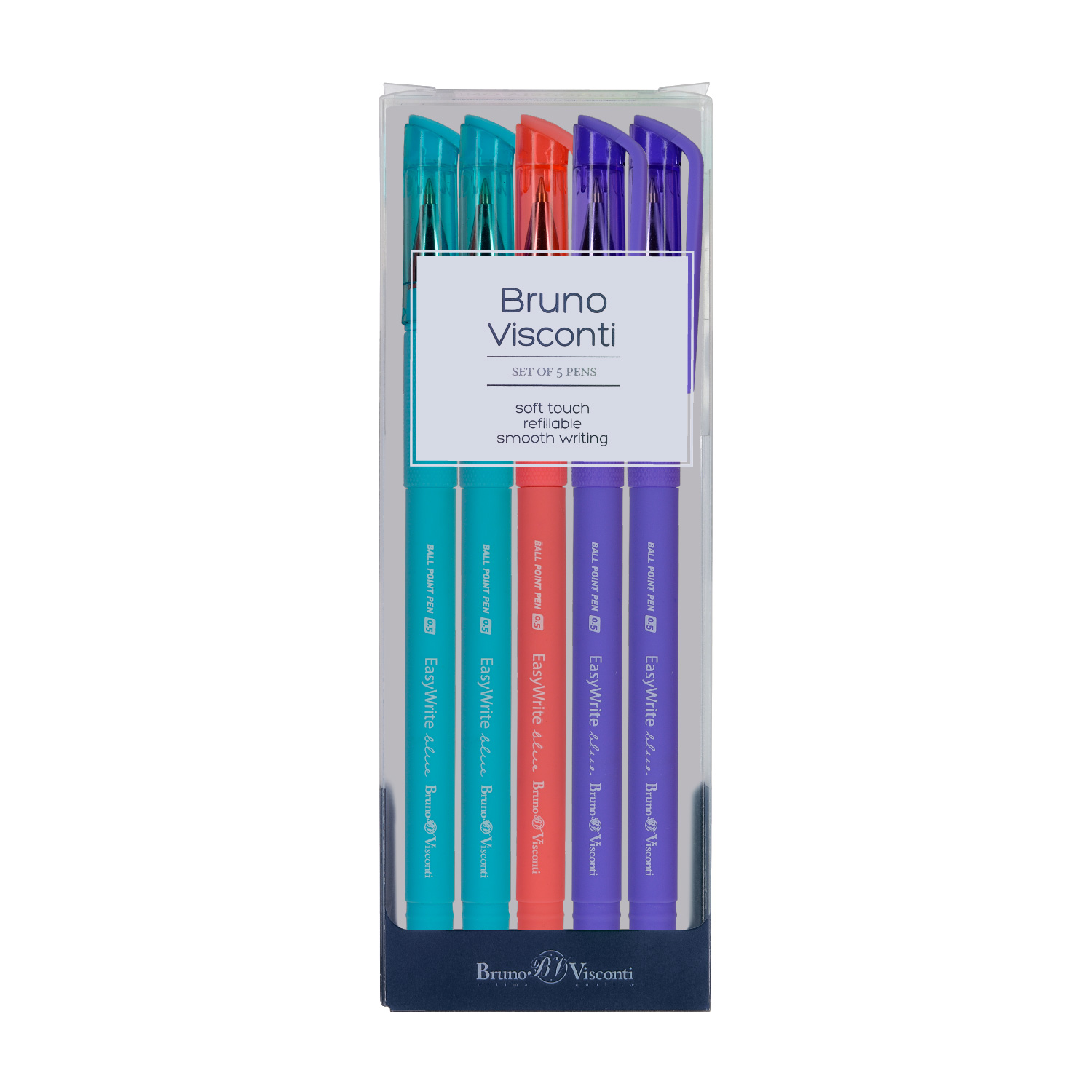 Ручка шариковая Bruno Visconti 5 шт. - фото 2