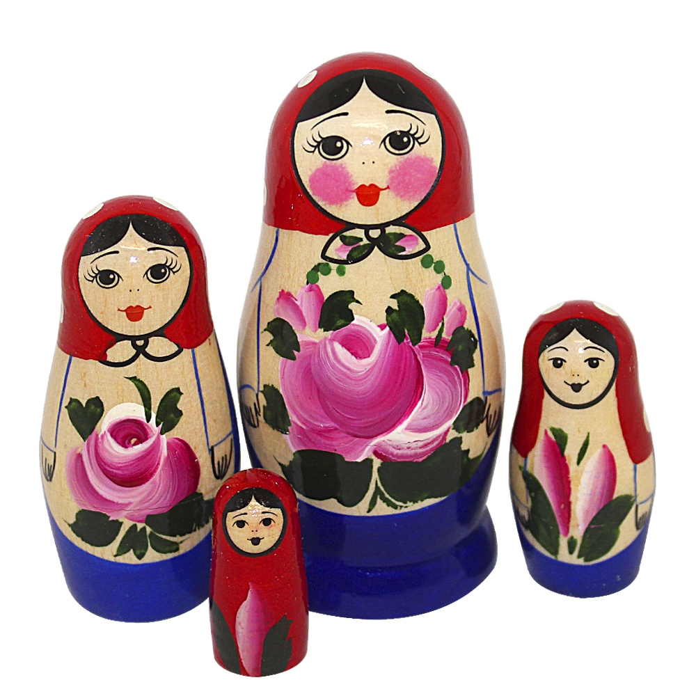 Игрушка Золотая Хохлома пирамидка - фото 1