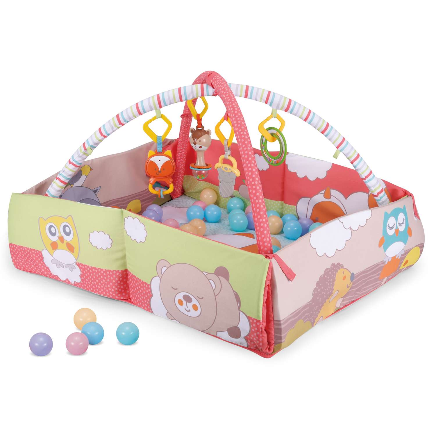 Коврик konig kids с дугами - фото 3