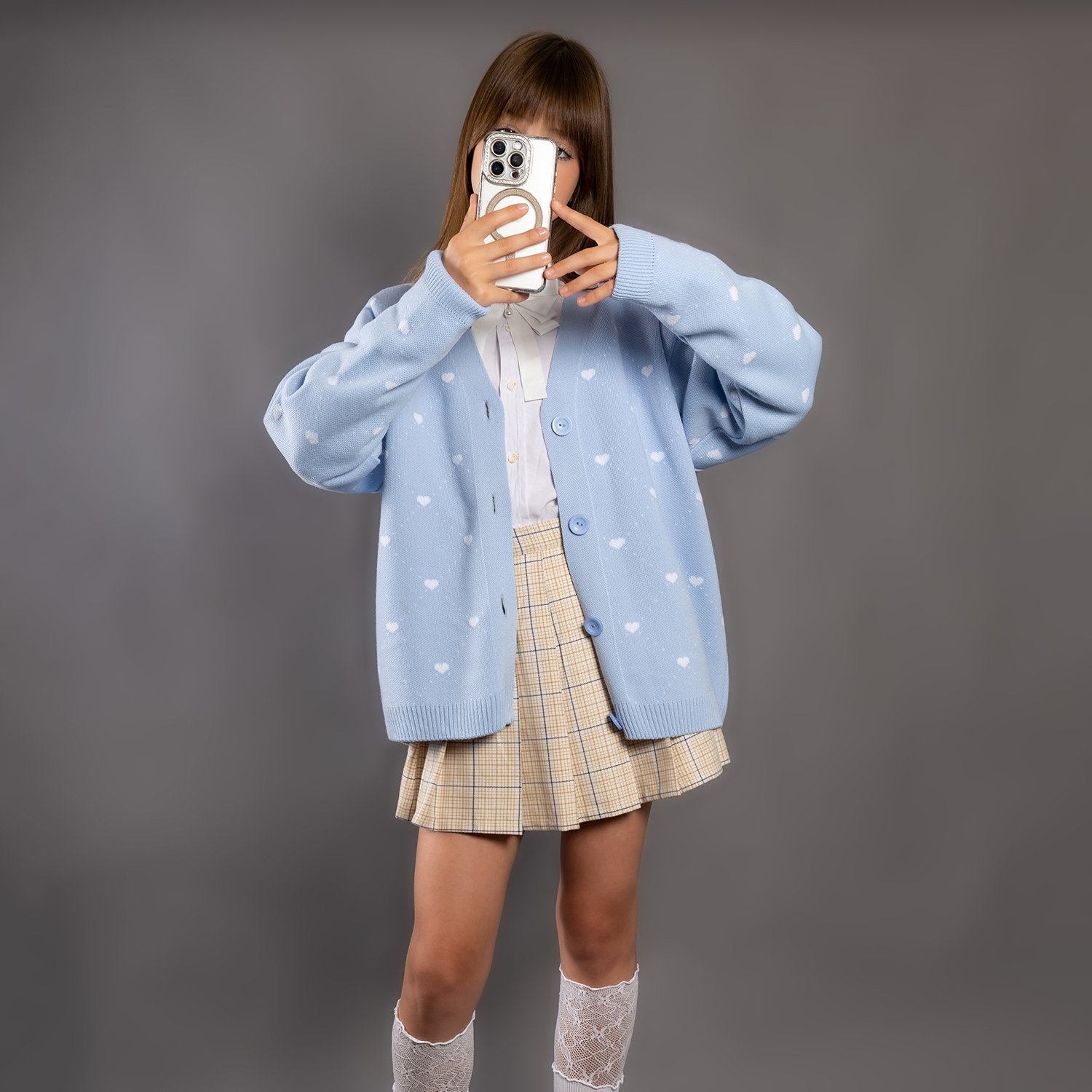 Кардиган LEO 4048С_светло-голубой - фото 8