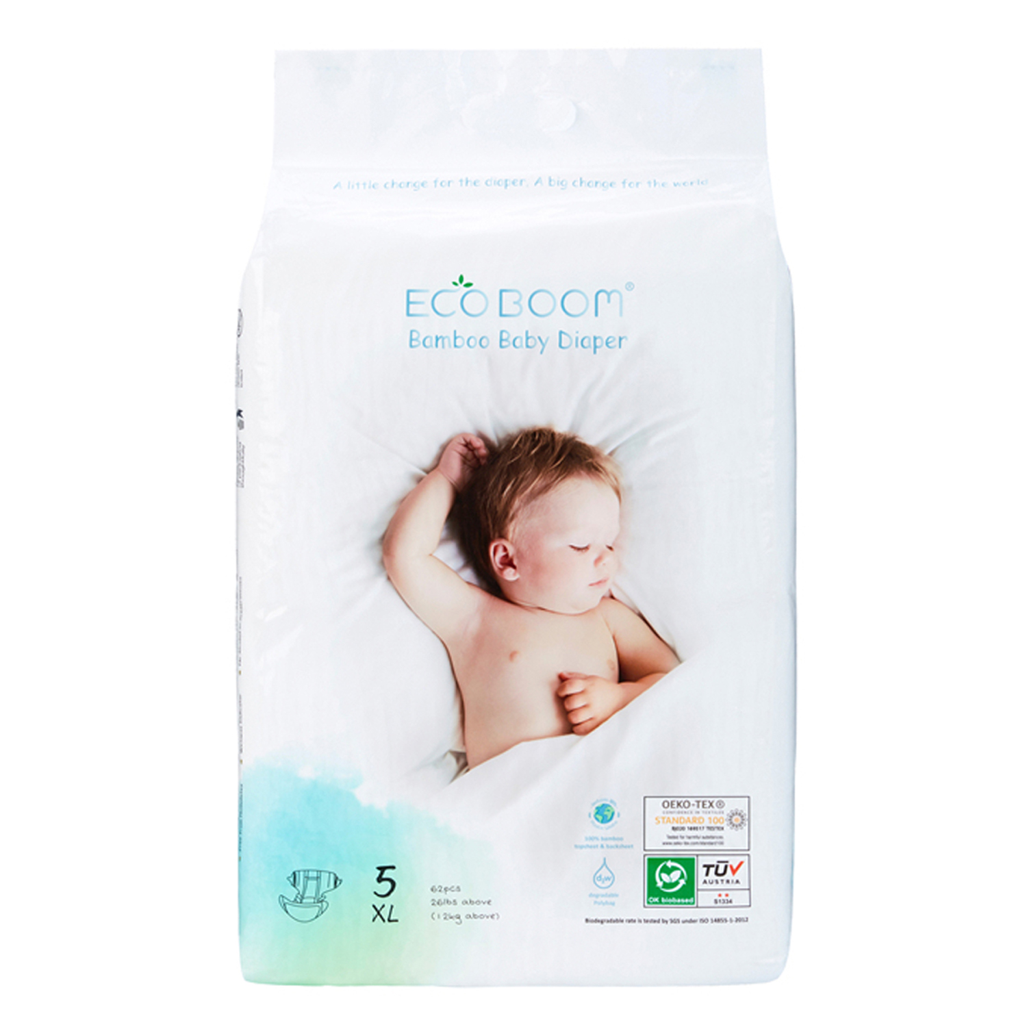 Подгузники ECO BOOM Eco XL 62 шт. - фото 1