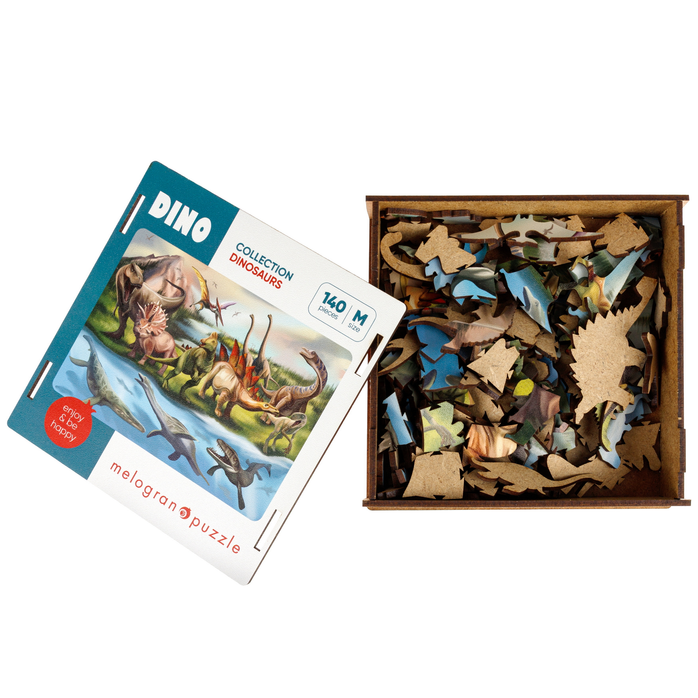 Пазл 1TOY Мир динозавров деревянный - фото 12