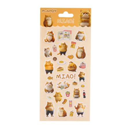 Наклейки Munaby Miao 33 шт.