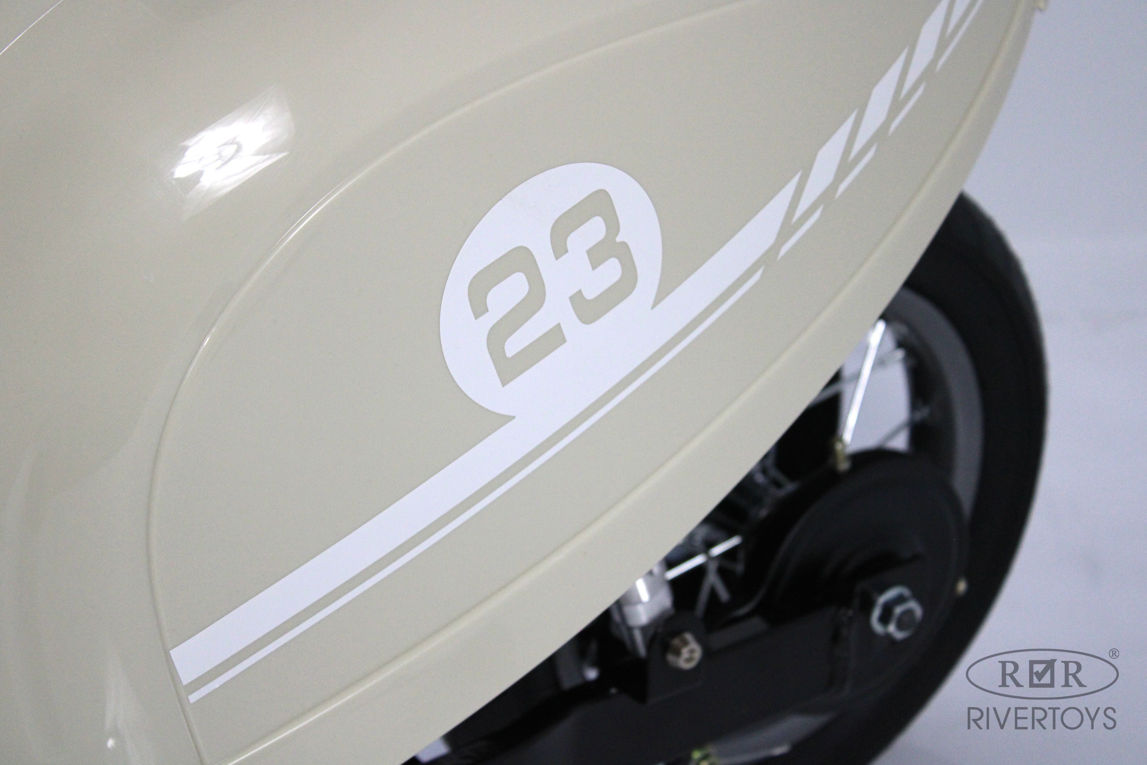 Электромотоцикл RIVERTOYS A111AA-MOTO-BEIGE - фото 15