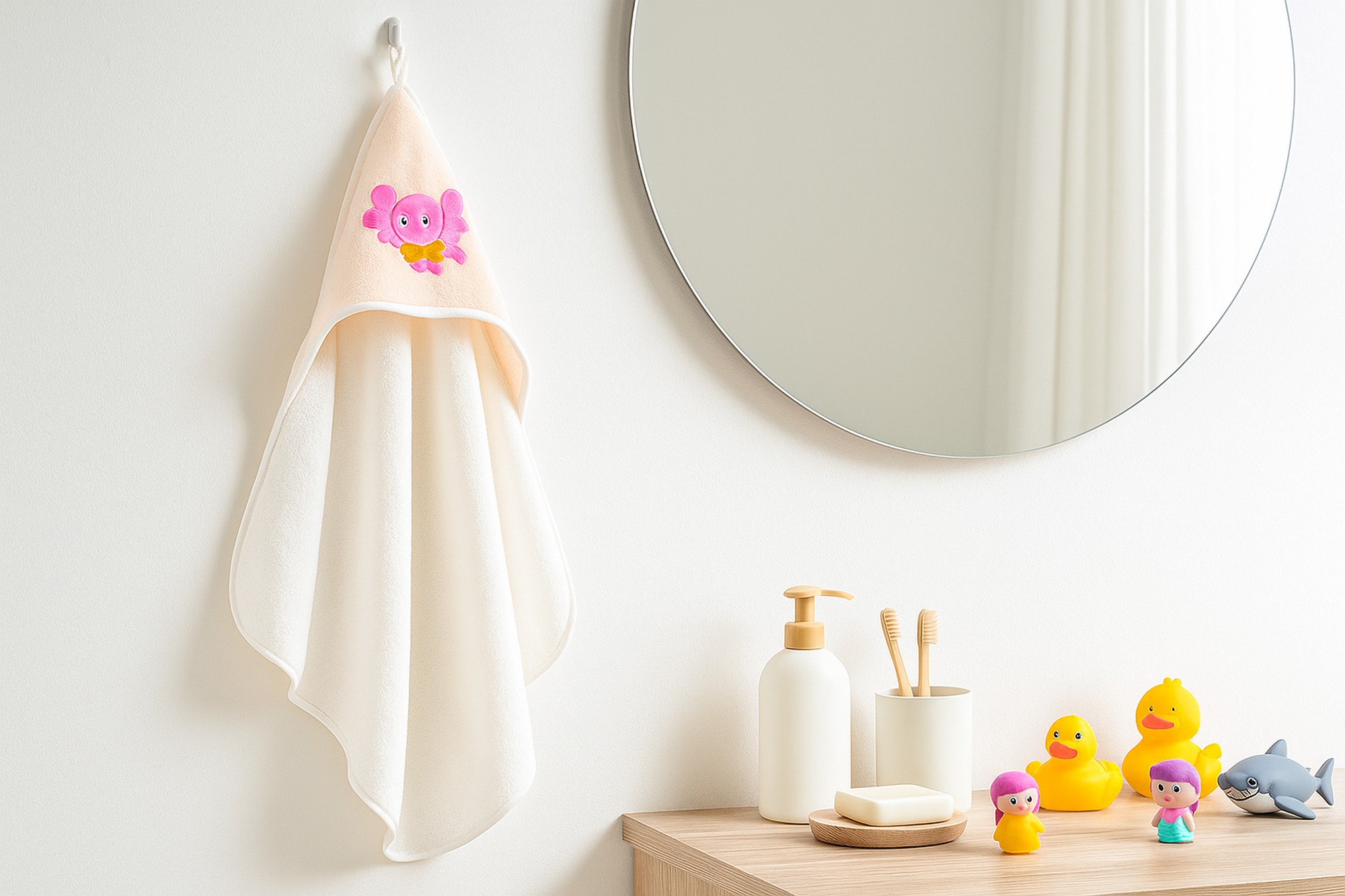 Полотенце уголок Wellness Малыш-00/24_СБ 80 x 100 см 1 шт. - фото 9