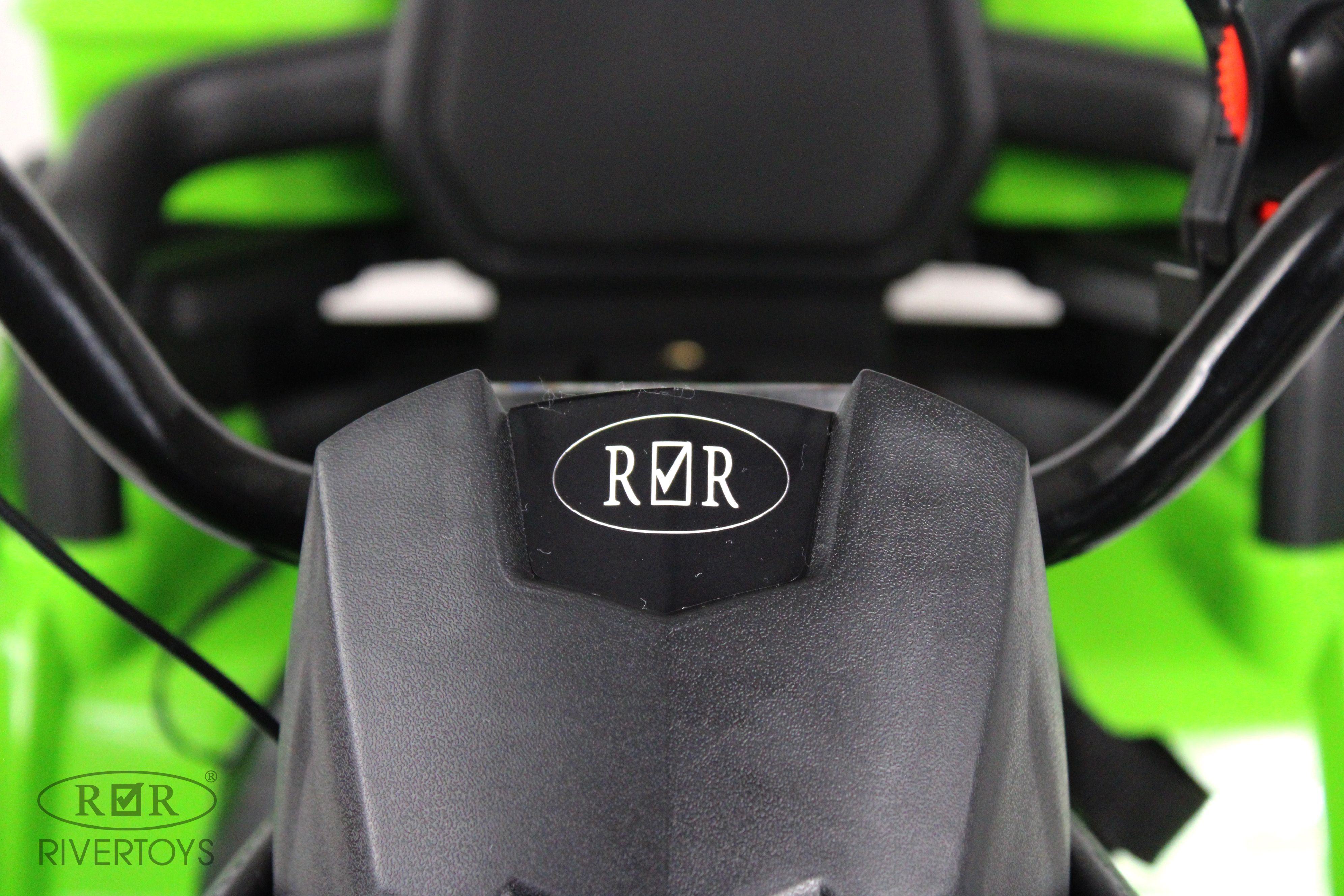 Электромобиль RIVERTOYS Z111ZZ-NEW-GREEN С пультом ДУ - фото 28