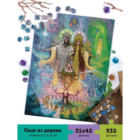 Пазл Collaba puzzle деревянный