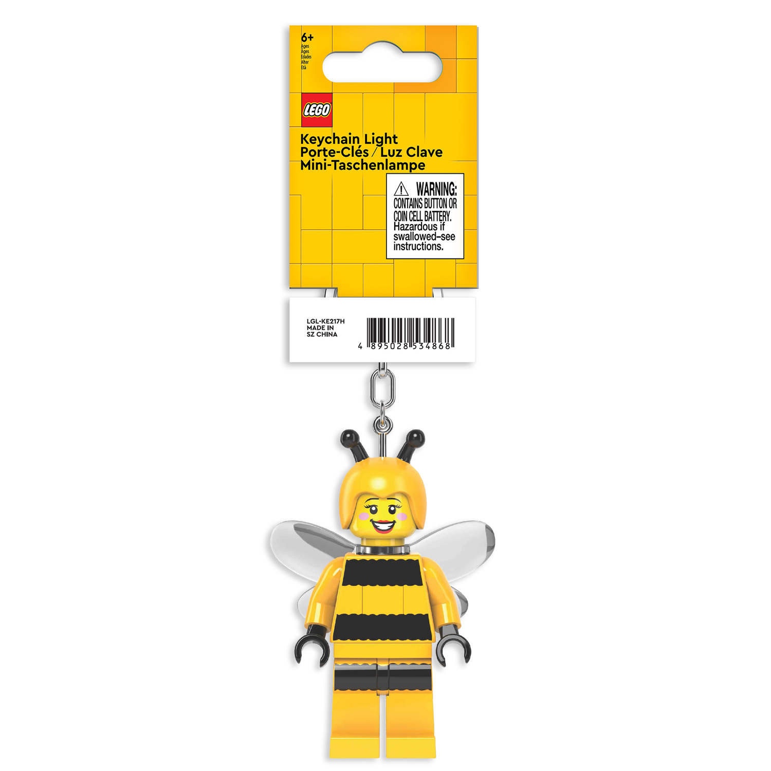 Брелок LEGO Minifigures Девочка-шмель 1 шт. - фото 1