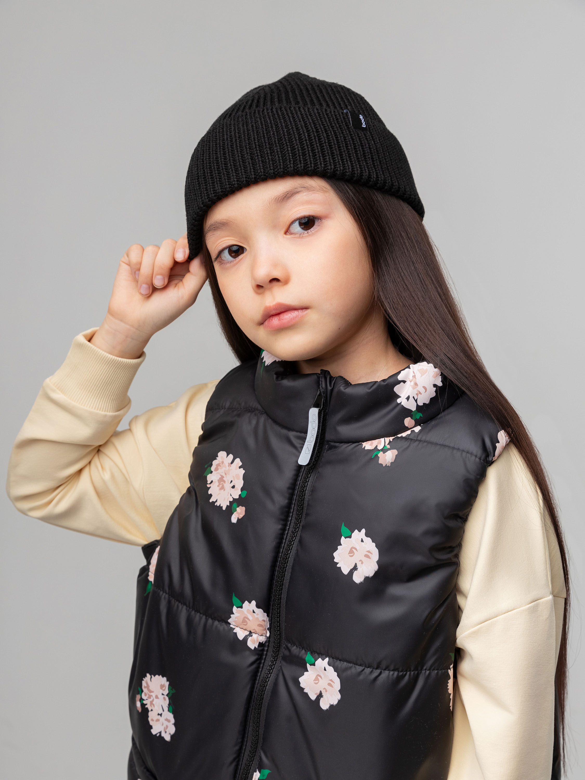 Жилет Bodo 14-84MU_черный (розовый) - фото 10