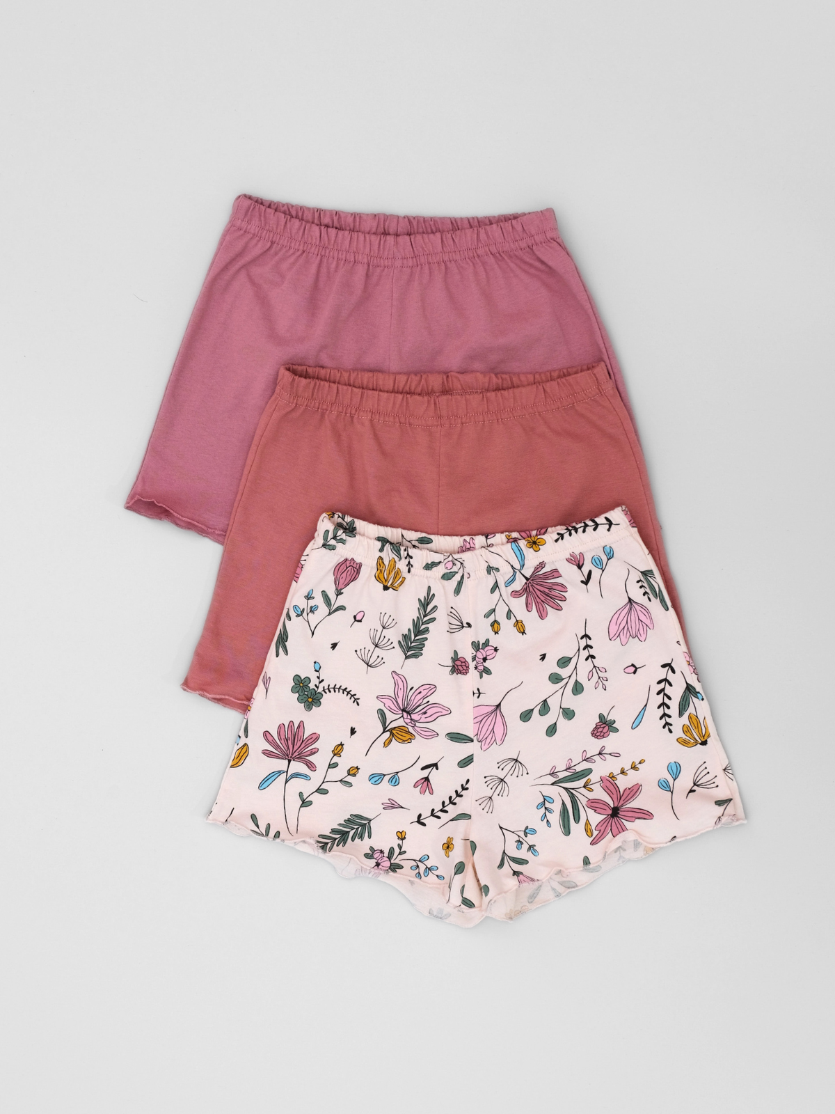 Шорты 3 шт Jelly Whale S23S02-3-Milk-Pd-Lil - фото 1