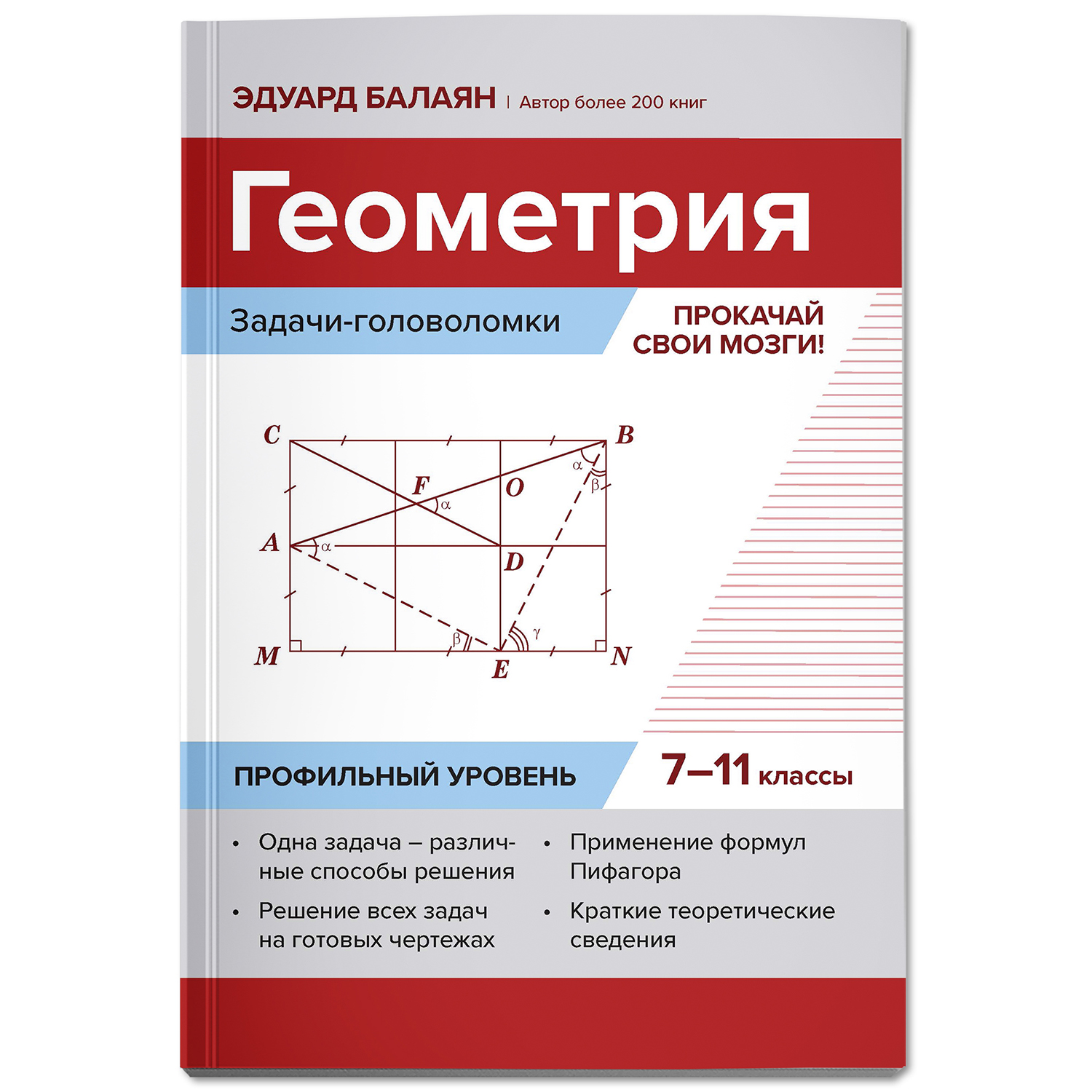 Книга Феникс Геометрия. Задачи-головоломки. 7-11 класс профильный уровень. ЕГЭ ОГЭ математика 2024 - фото 2