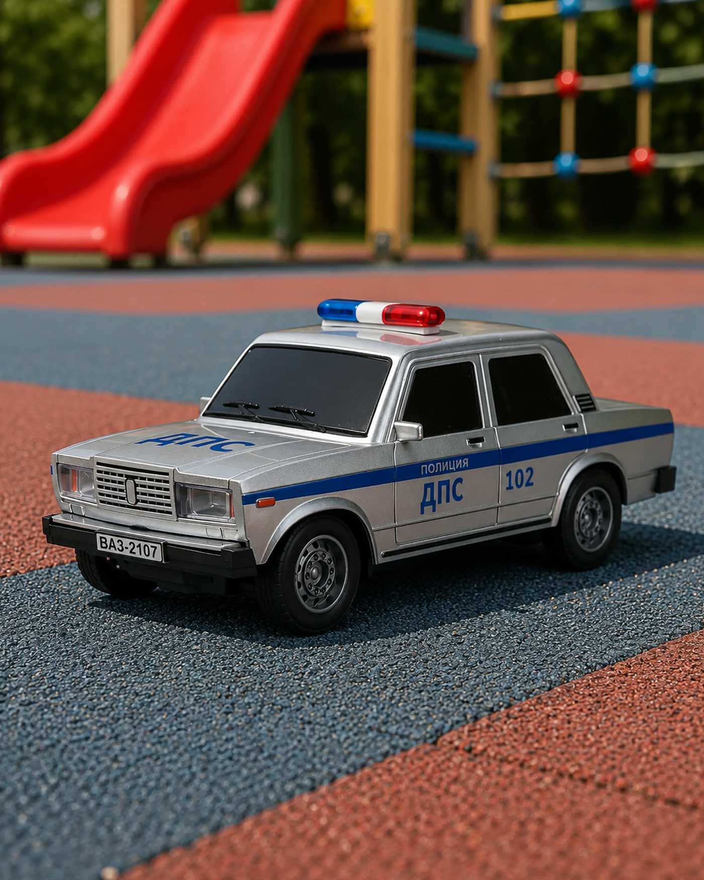 Полицейская машина РУ Mobicaro 1:24 - фото 5