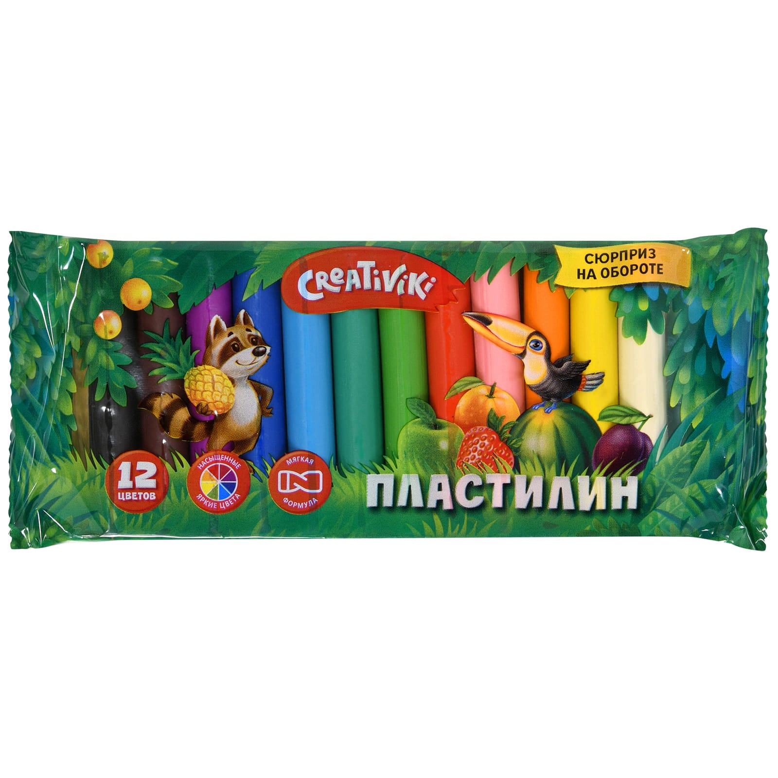 Пластилин CReATiViKi 12 цв. - фото 3