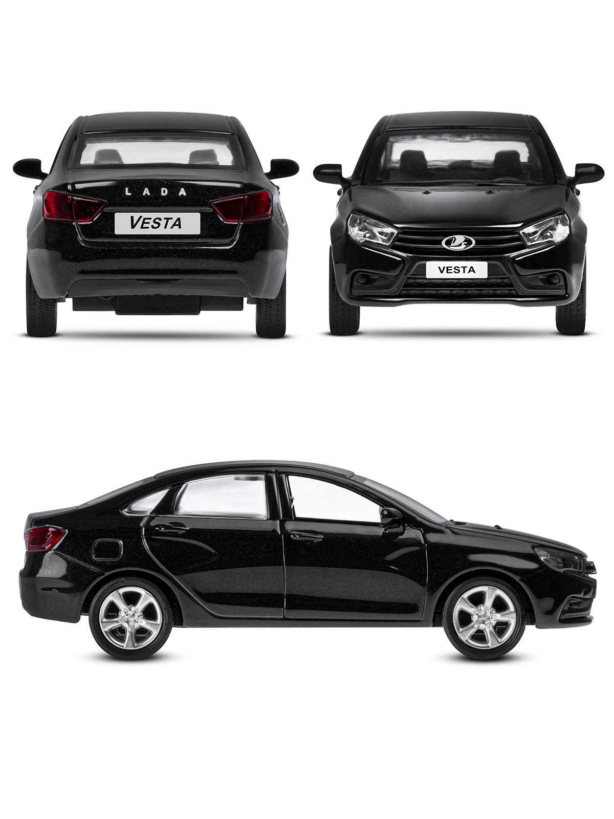 Автомобиль АВТОпанорама LADA Vesta 1:43 JB1251617 - фото 7