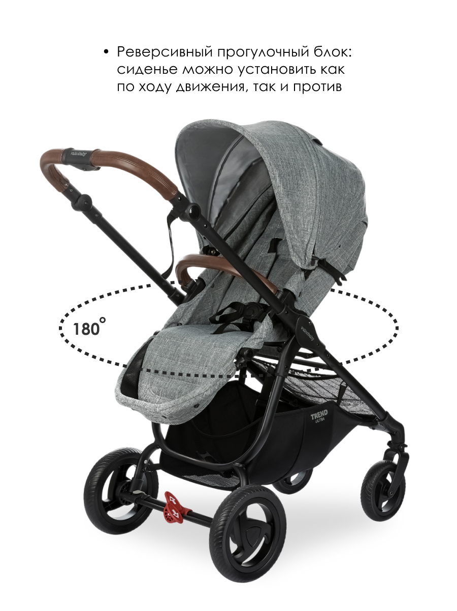 Коляска прогулочная Valco baby Snap 4 Ultra серый - фото 3