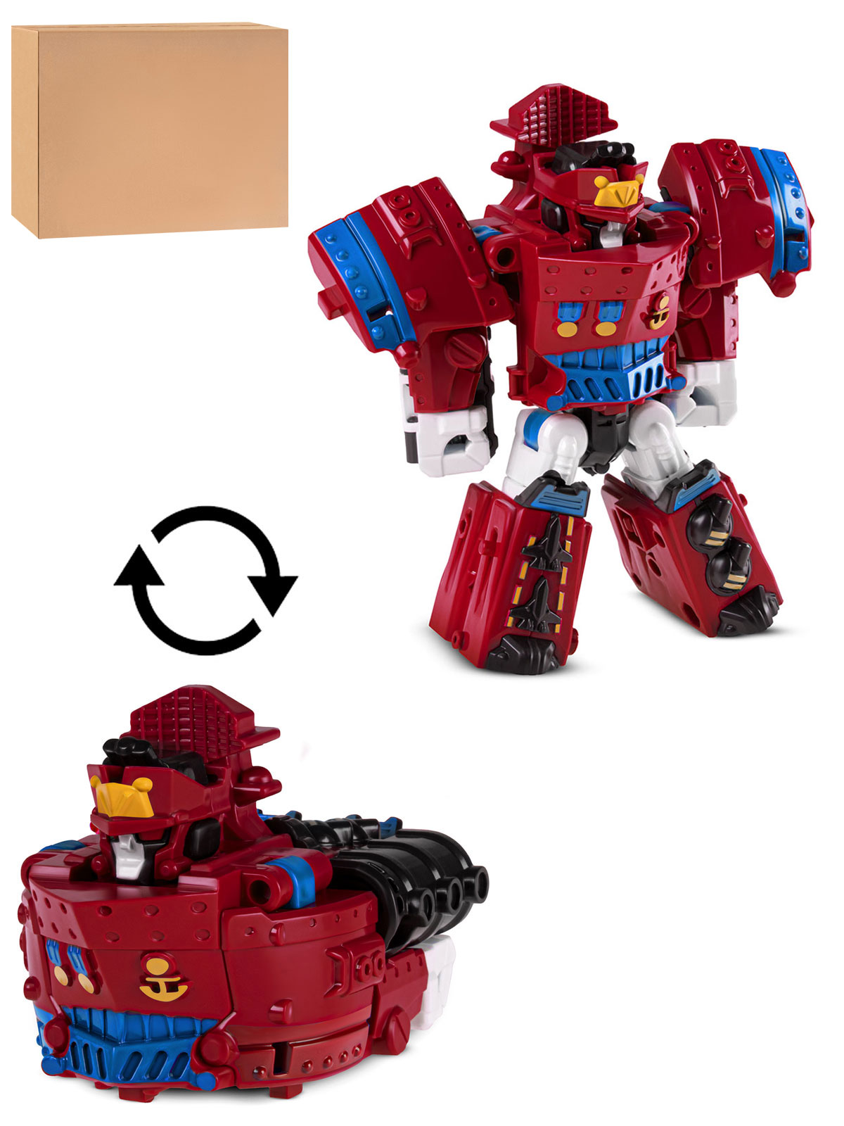 Фигурка AUTODRIVE Робот трансформер Крейсер - фото 10