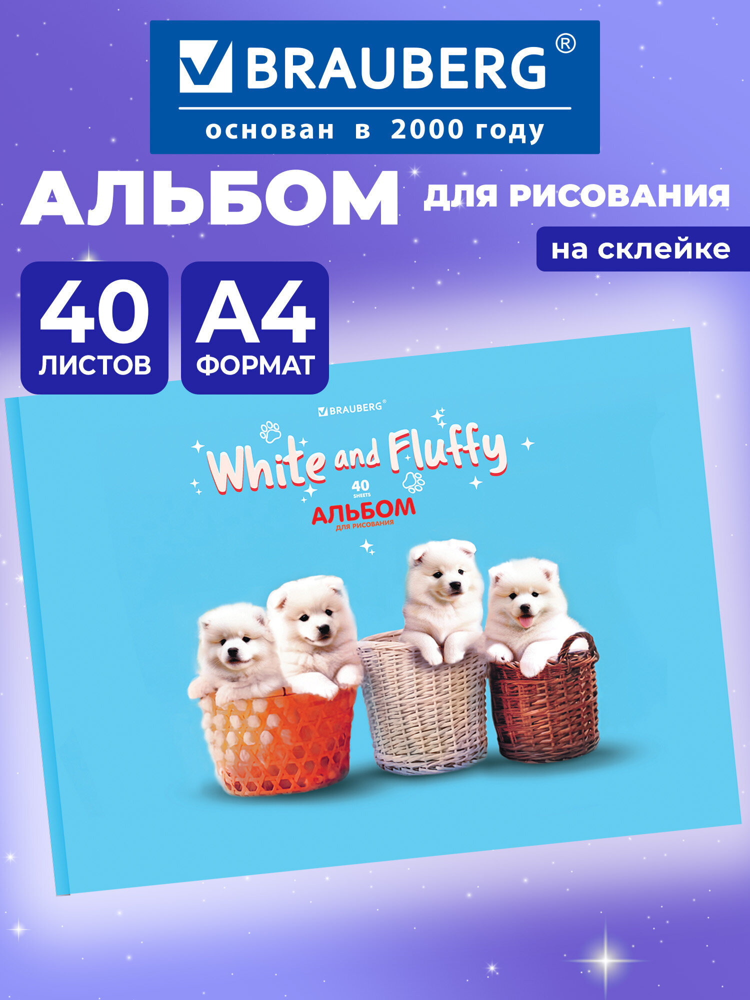 Альбом Brauberg А4 40 лист. - фото 1
