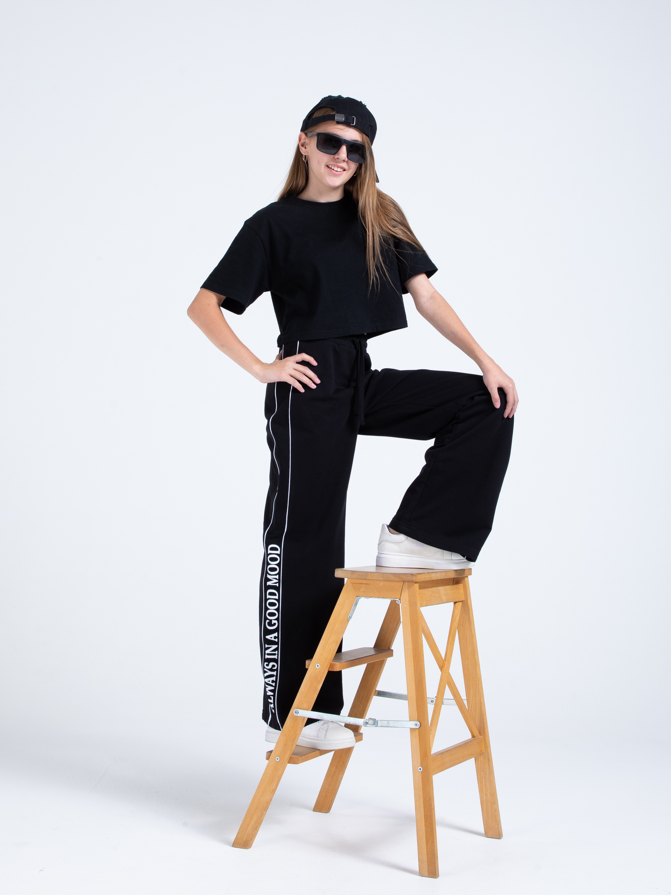 Брюки STELLA MODA 14402_черный - фото 7