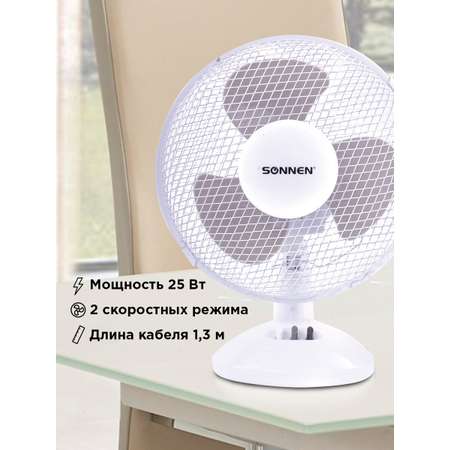 Вентилятор настольный Sonnen