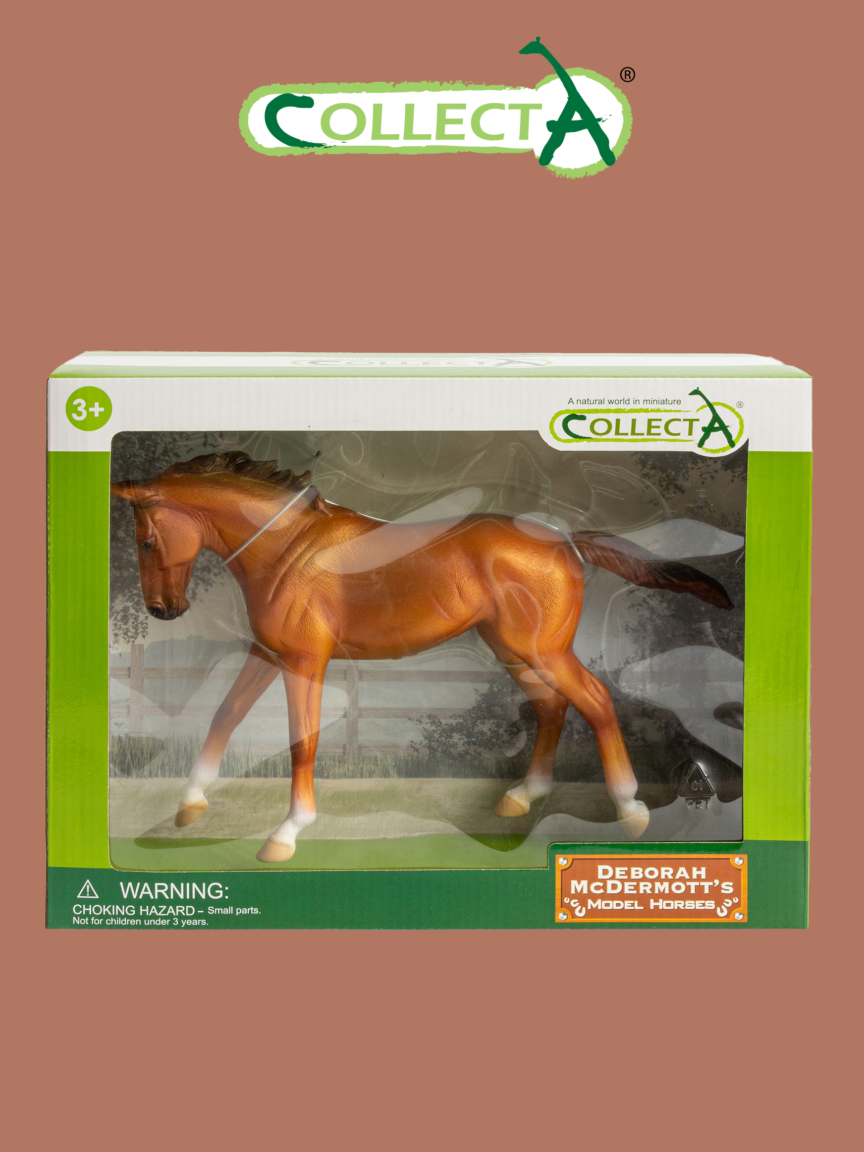 Фигурка Collecta Лошадь чистокровная каштановая - фото 2