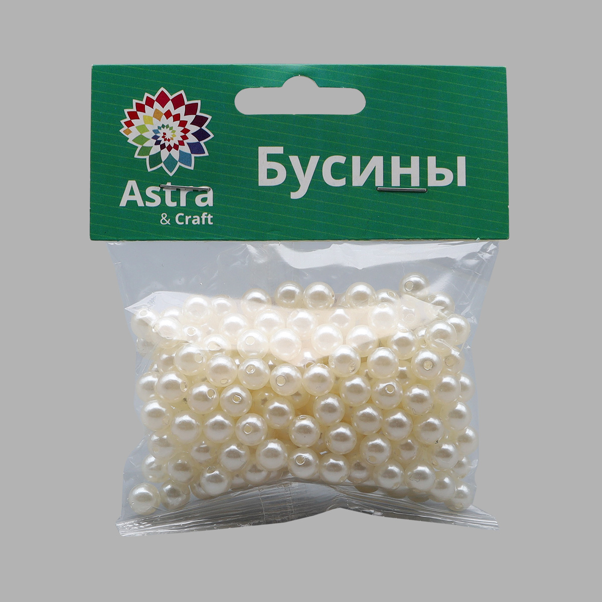 Набор для творчества Astra Craft бусины жемчуг 8 мм 50г - фото 4