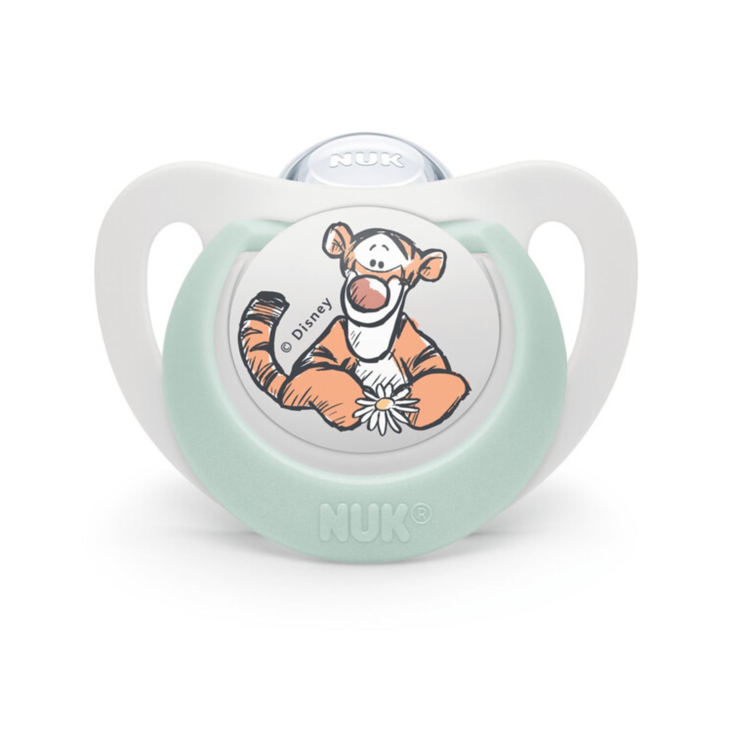 Пустышка Nuk силикон классическая от 0 мес. в ассортименте - фото 1
