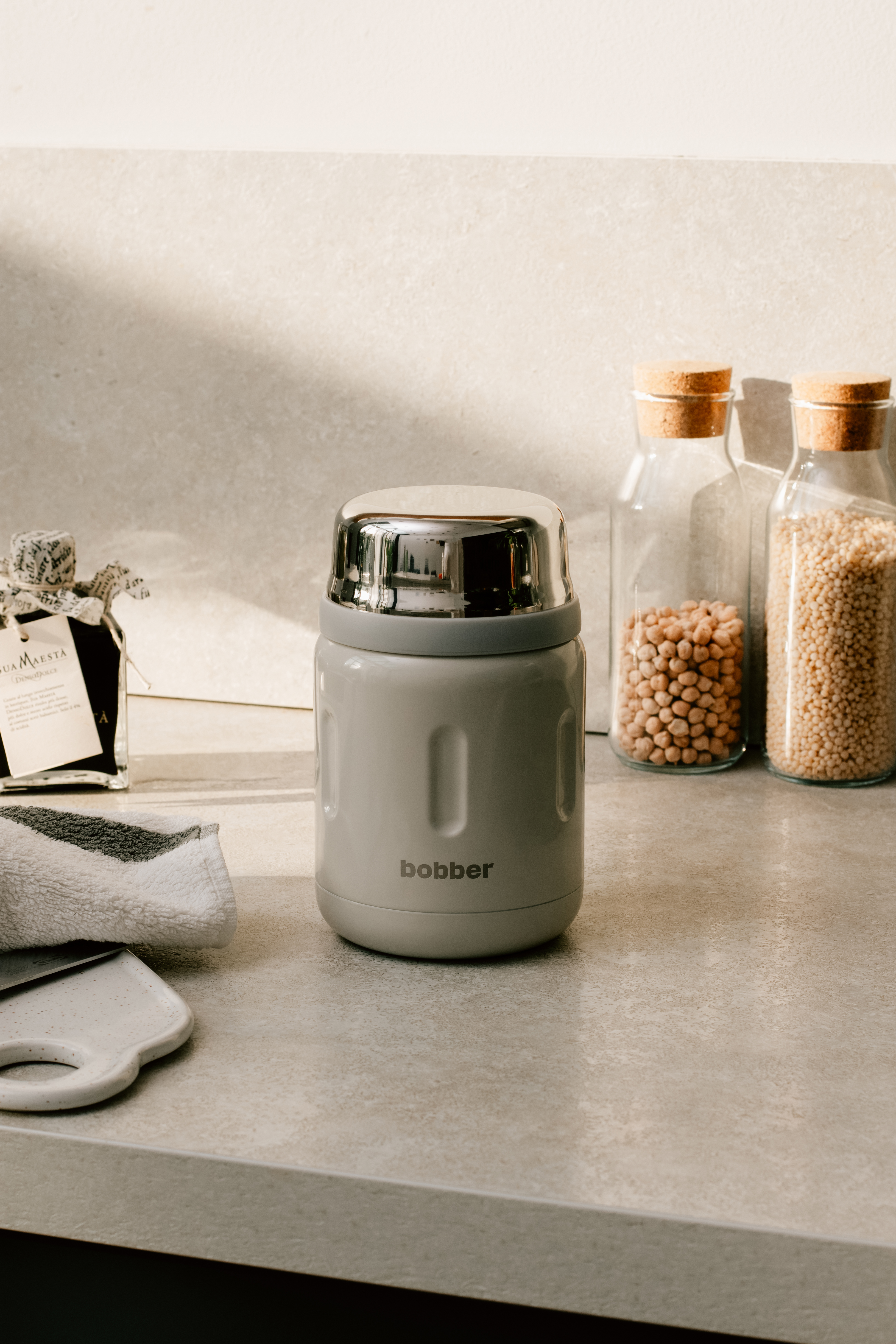 Термос для еды Jerrycan 700 мл Bobber светло-серый - фото 5