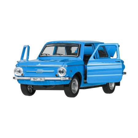 Автомобиль Технопарк Ретро голубой