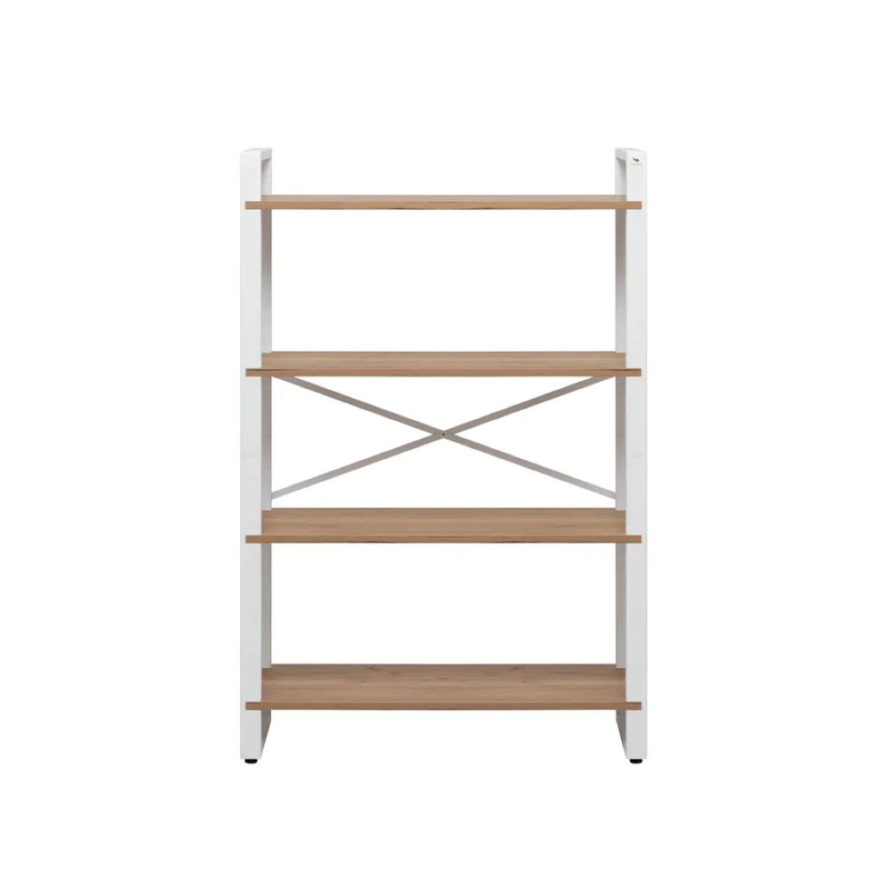 Стеллаж Leset Стилвуд 134 Белый/Дуб крафт золотой - фото 9