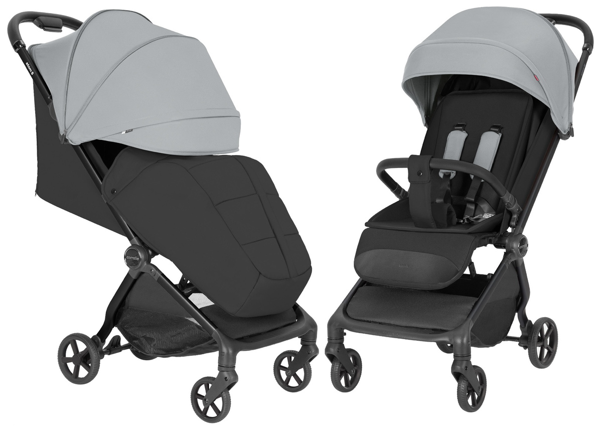 Коляска прогулочная Carrello Atom S CRL-5526 серый - фото 1