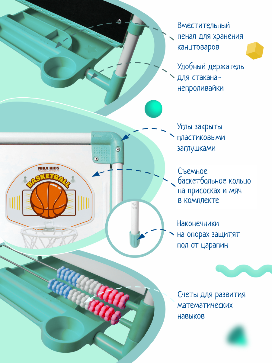 Магнитно-грифельная доска InHome - фото 6