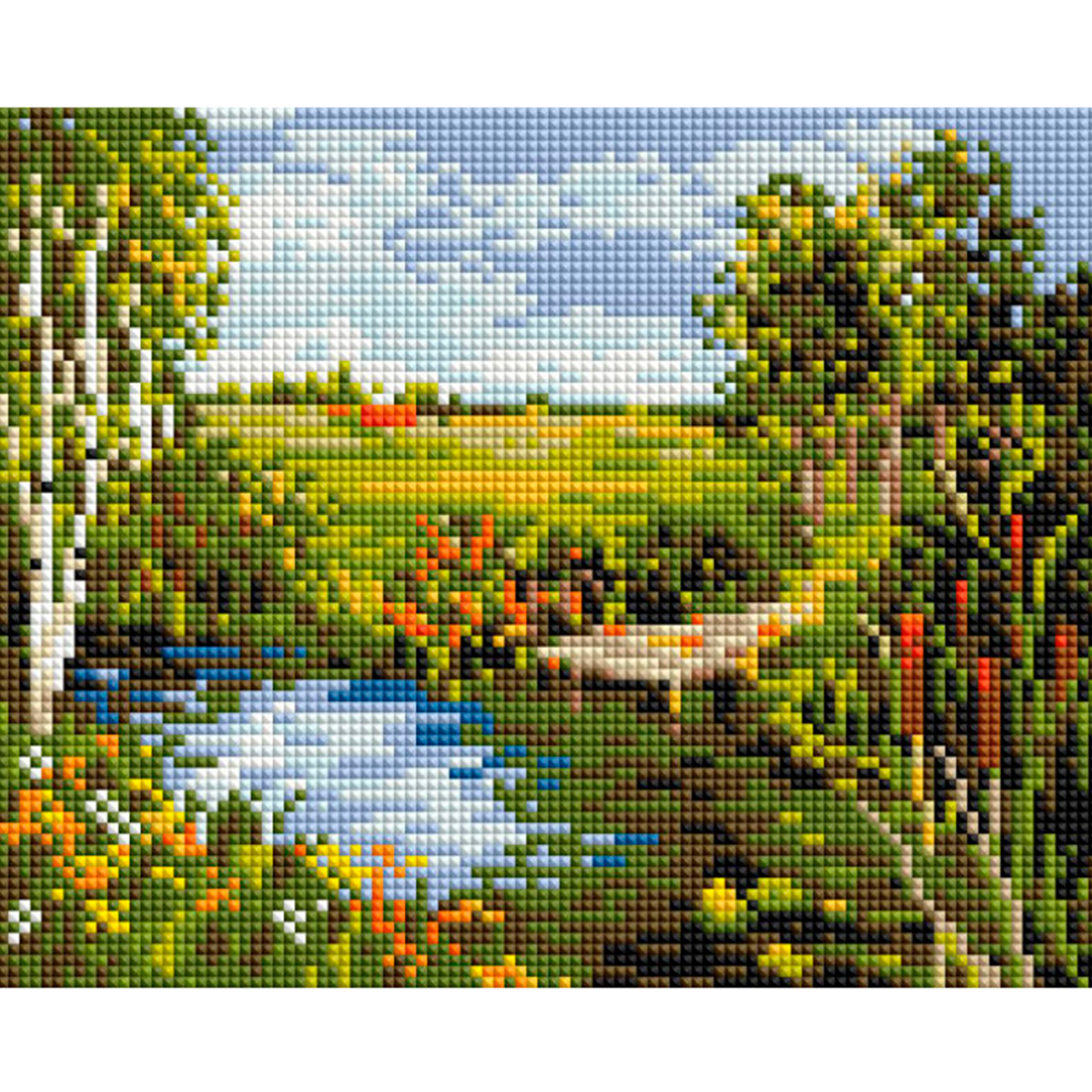 Алмазная мозаика Белоснежка Речная прохлада - фото 1