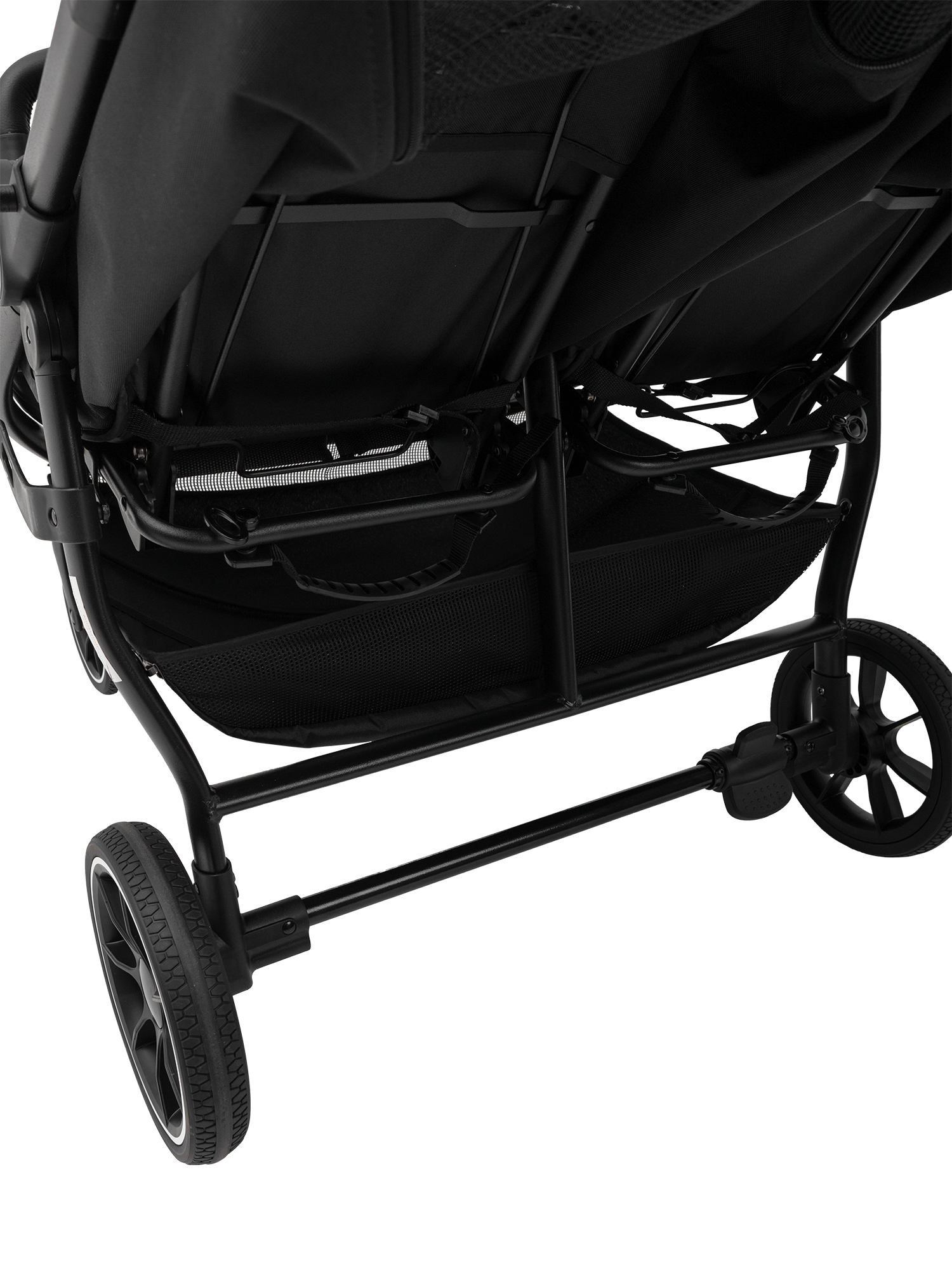 Коляска прогулочная для двойни Sweet Baby Donna Black черный - фото 18