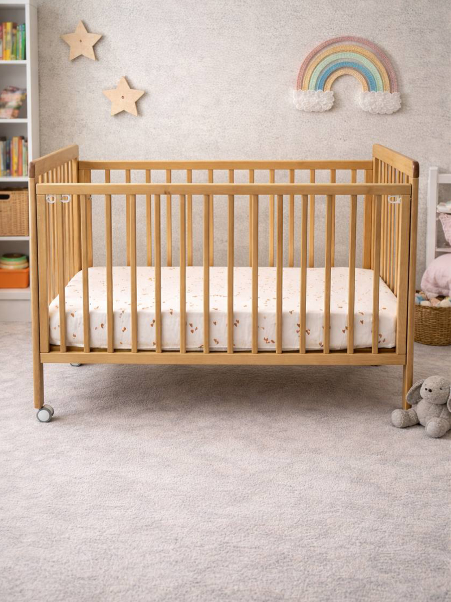 Детская кроватка Lillaland Lilla Aria lite (Лилла Ариа лайт), без маятника (береза) - фото 2