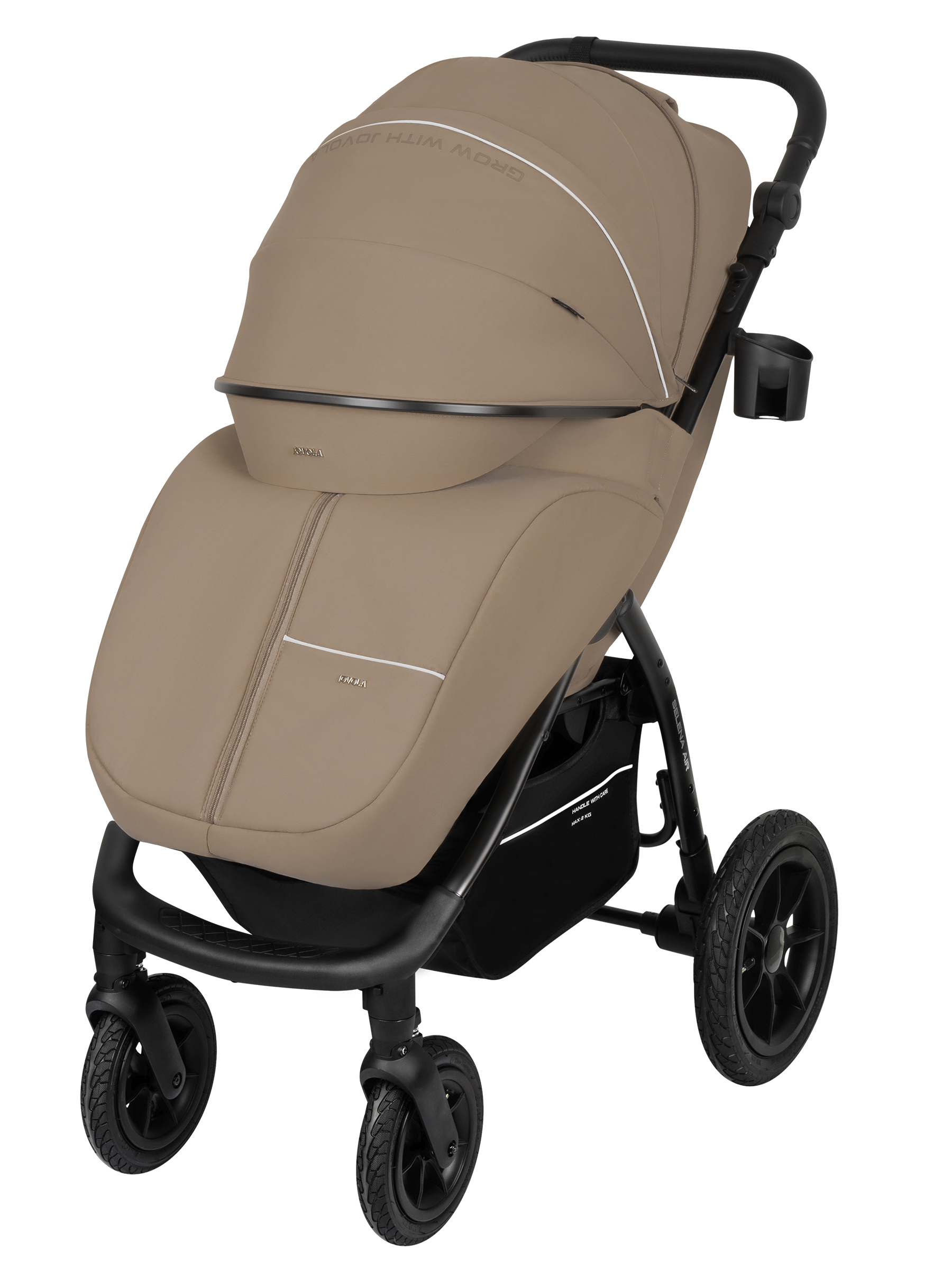 Коляска прогулочная JOVOLA Selena Air new бежевый - фото 3