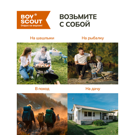 Лопатка складная металлическая в чехле