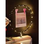 Фоторамка металлическая iLikeGift Circle loft с подсветкой