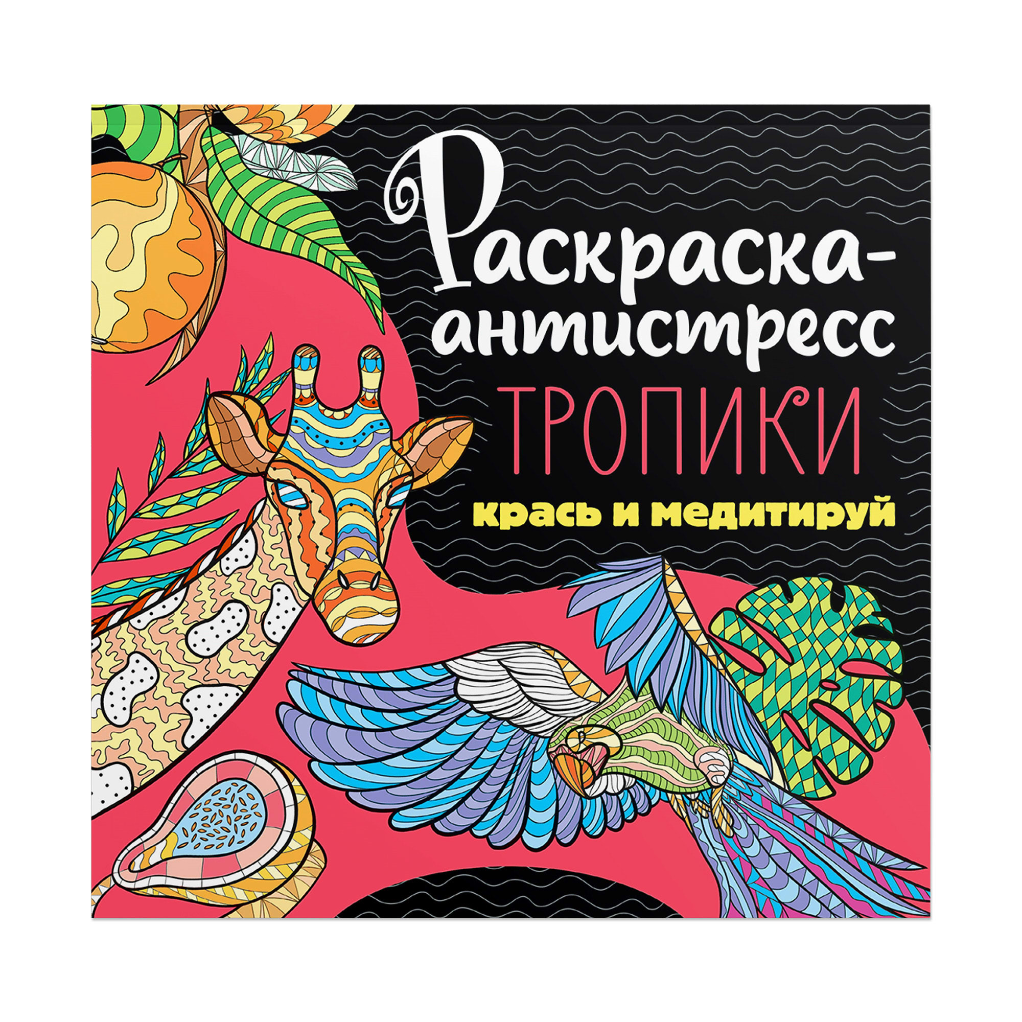Набор Проф-Пресс Раскраска-антистресс 213Х213. В Городе+Тропики 2шт. - фото 4
