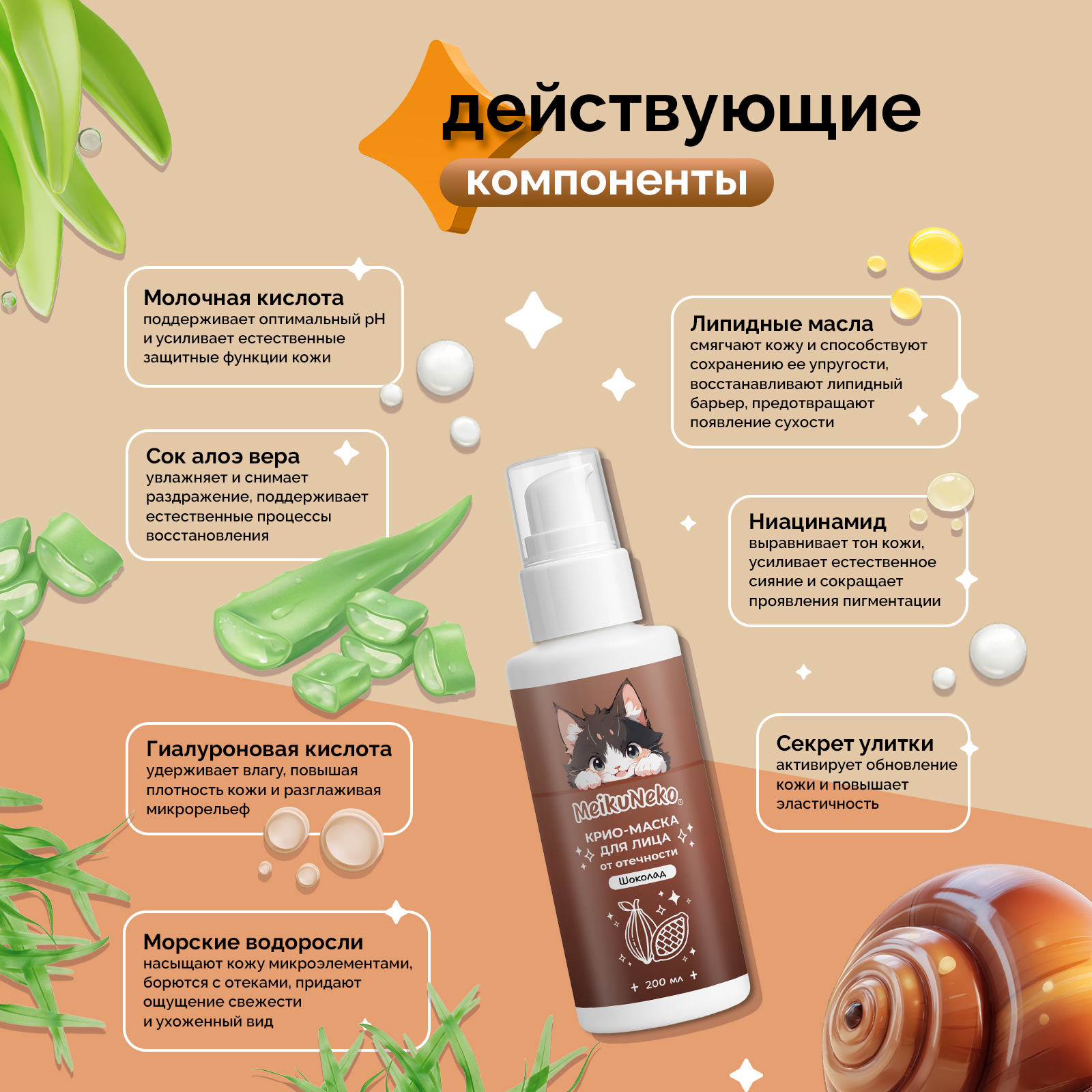 Маска Meikuneko 200 мл 1 шт. - фото 3