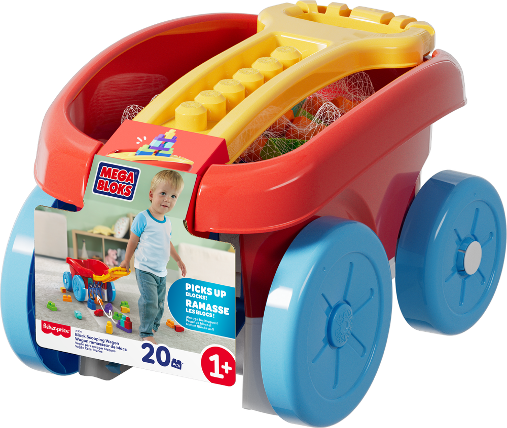 Конструктор Mega Bloks Block Scooping Wagon 20 дет. - фото 11