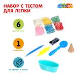 Изображение товара Масса для лепки Multiart Мороженое для лабубу 6 цв.