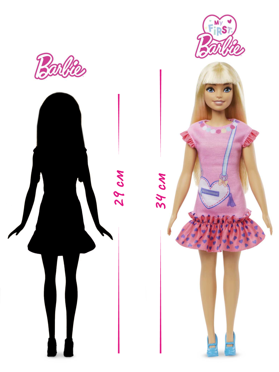 Кукла модельная Barbie My first Barbie Малибу высота 34 см HLL19 - фото 3