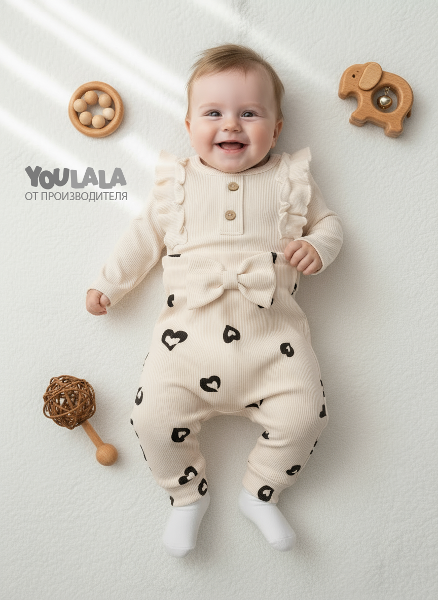Боди и штанишки YOULALA 6943400105 - фото 2