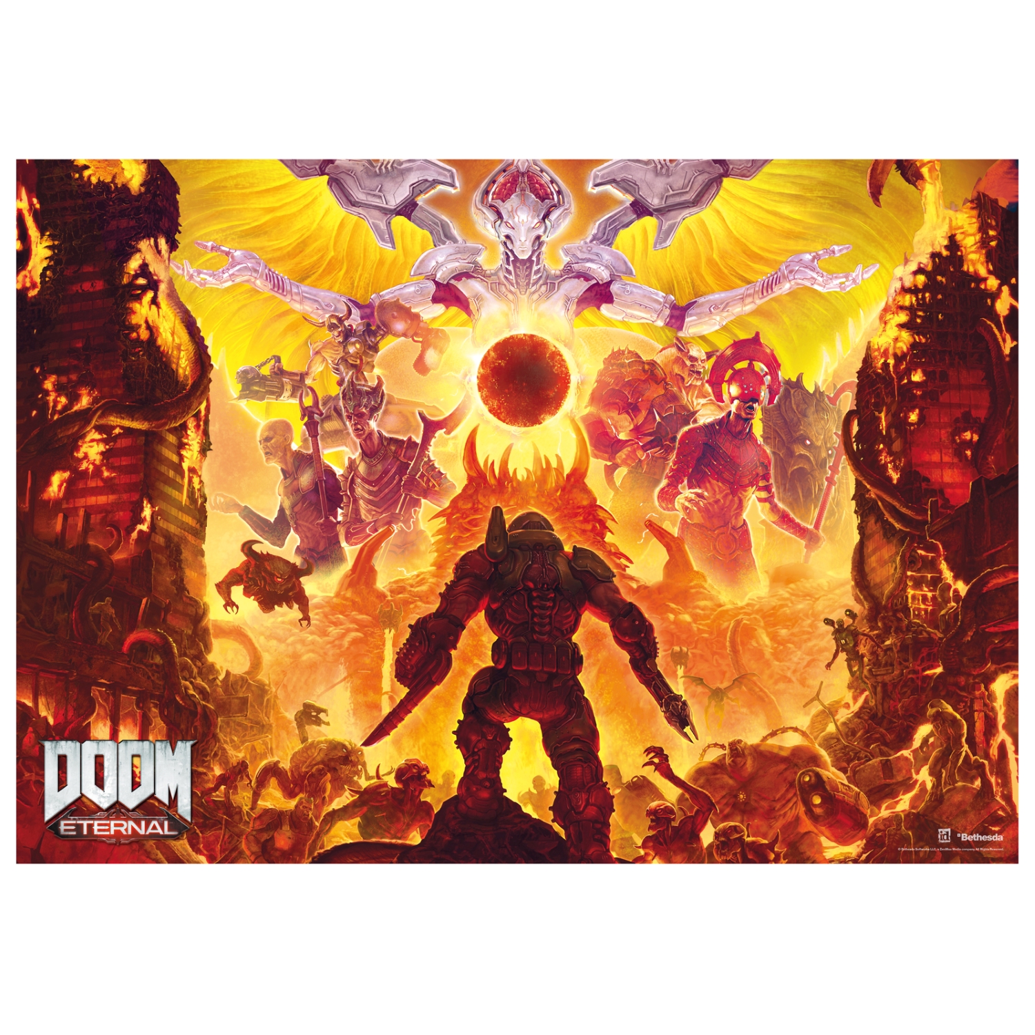 Пазл Good Loot Doom Eternal - 1000 элементов классический - фото 3