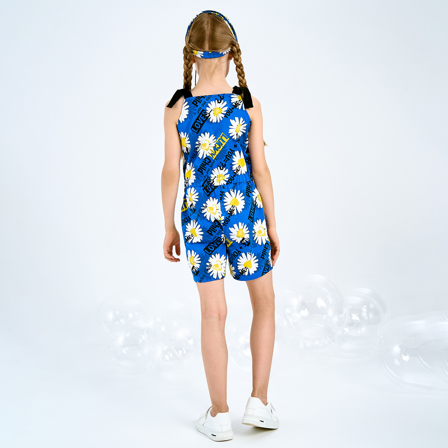 Комбинезон Lucky Child 143-31К/ромашки/2-12 - фото 2