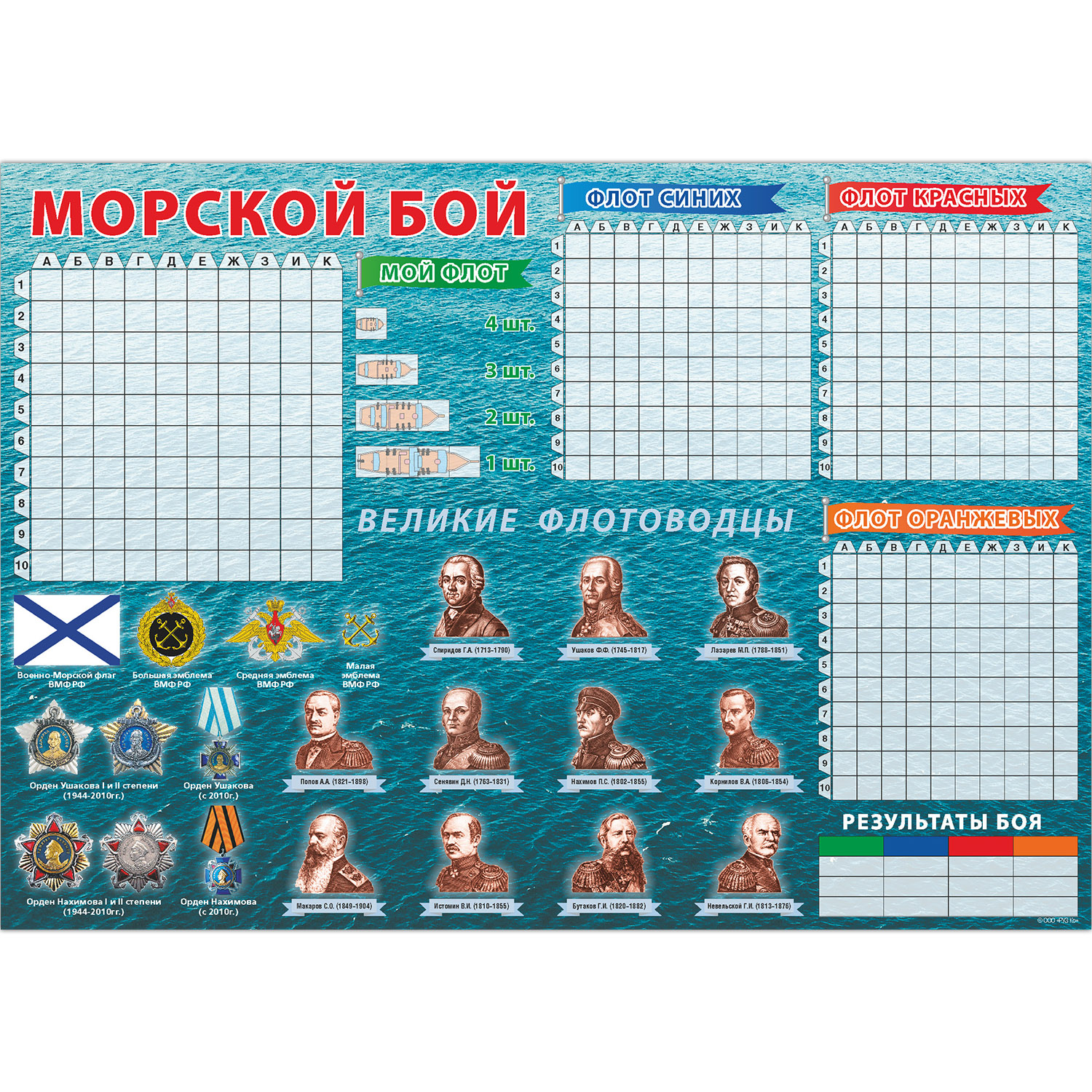 Настольная игра РУЗ Ко Морской бой - фото 6