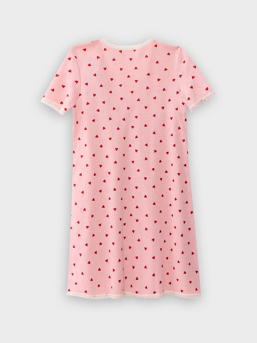 Сорочка ночная Mark Formelle (Марк Формэль) 577729/сердца на розовом - фото 6